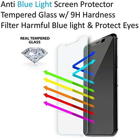 זנהו לאייפון 11 פרו מקס, אייפון אקס מקס, אנטי אור כחול [הגנת עיניים] מגן מסך זכוכית מחוסמת